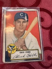 1952 Topps 62 Chuck Stobbs RC Red Back POOR