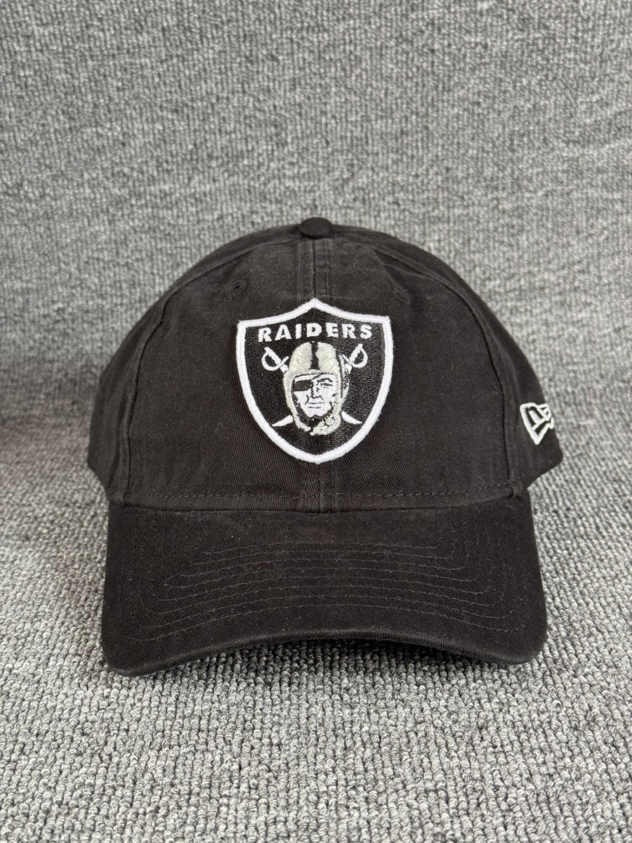 New Era Raiders NFL Black Strapback Cap Hat