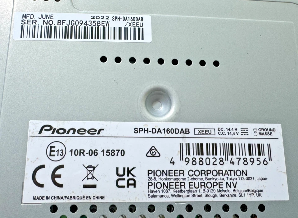 Pioneer SPH-DA160DAB 2DIN MP3 Autoradio Touchscreen DAB Bluetooth Carplay - Bild 4 von 4