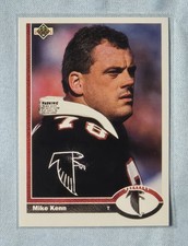 UPPER DECK 1991 Mike Kenn #42 Atlanta Falcons NFL Football Trading Card