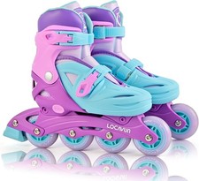 Adjustable inline skates for children, size 26-29, girls, 82A ABEC-7