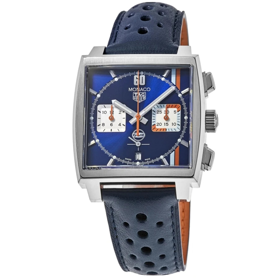 New Tag Heuer Monaco Chronograph X Gulf Special Men's Watch CBL2115.FC6494