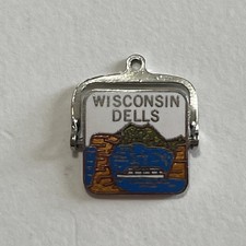 Vintage Wisconsin Dells Stand Rock Lapel Pin Wisconsin Travel Souvenir