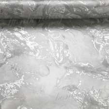 Liquid Marble Swirl Ripple Effect Metallic Shimmer Shiny Wallpaper Silver Grey