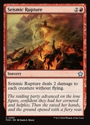 Seismic Rupture 205/763 Foundations Uncommon Sorcery