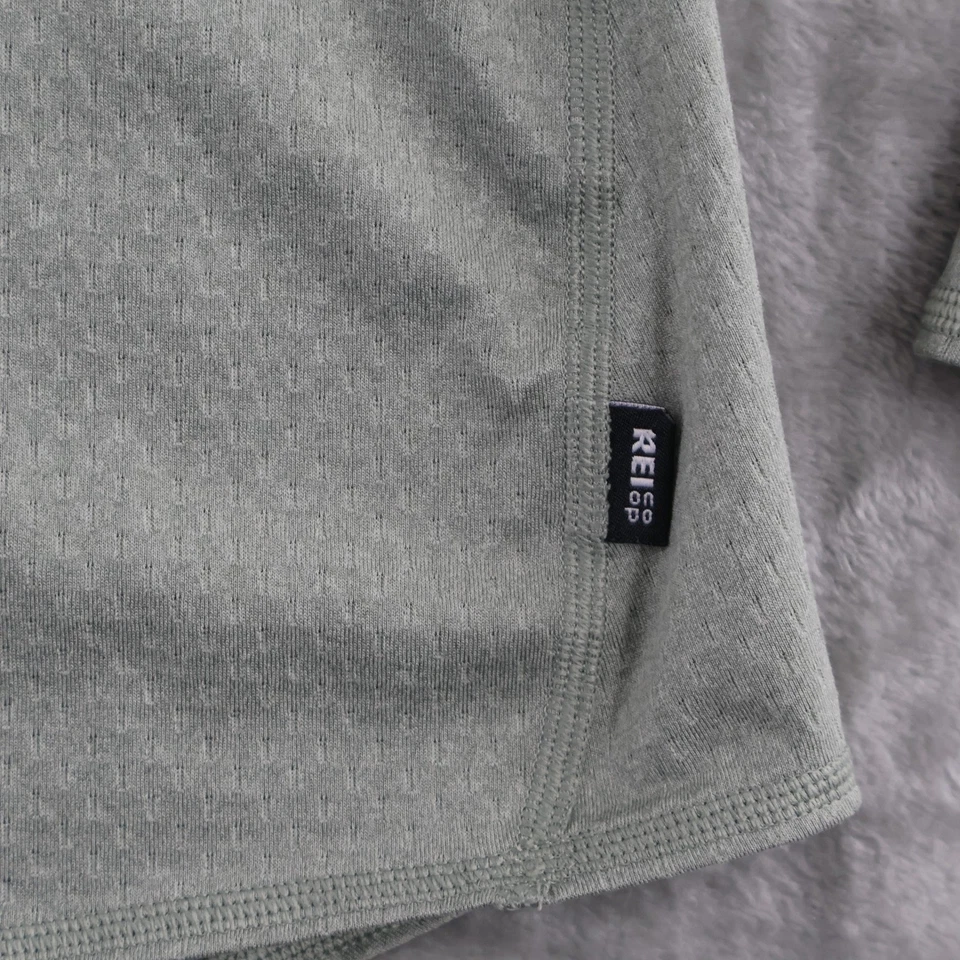 REI Coop 运动上衣女式 M Sage 绿色户外野营远足 Gorpcore — 第 3/4 张图片