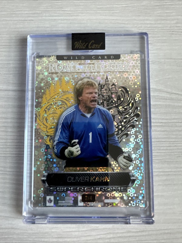 OLIVER KAHN 2026 Wild Card Superchrome Soccer Road To Glory 1/1 Germany