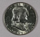 1961-P Franklin Half Dollar SILVER, Mint State Condition