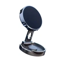 Foldable Magnetic Phone Holder Adhesive Base Sticks to Dash All Phones Included