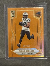 2025 Panini Donruss Elite Series #86 Chuba Hubbard Metallic Orange /849