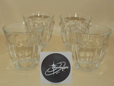 Duralex France Picardie Clear Glasses 6 oz Set of 4 Made in France