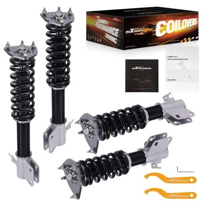 24 Click Damper Coilovers Shocks Kit For Subaru Impreza WRX 02-07 Forester 03-08