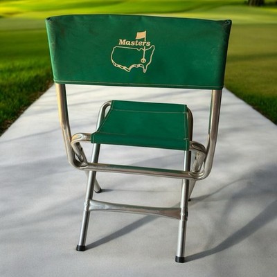 MASTERS Augusta National Folding Golf Spectator Chair Light Weight Aluminum
