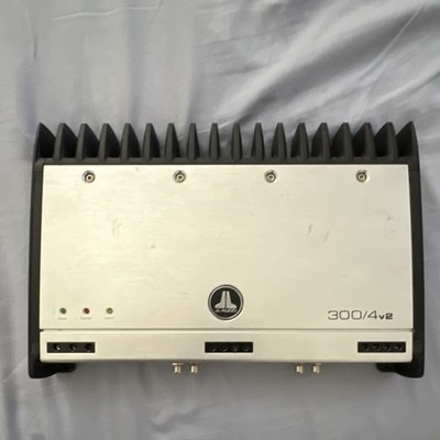 JL Audio 300/4v2 Full-Range Four-Channel Car Audio Amplifier for Vehicle Sound