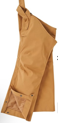 #ad #ad CABELA#x27;S Upland Performance Chaps Dark Tan Hunting Fishing Dry Plus Sz Long NWT $59.79