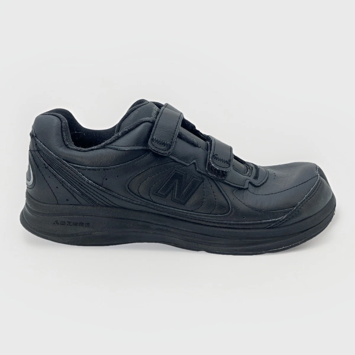 New Balance 577 Walking Shoes Mens Size 10.5 D Black Leather MW577BK New Balance 577 Black - MW577 for Sale | Authenticity  main image 4
