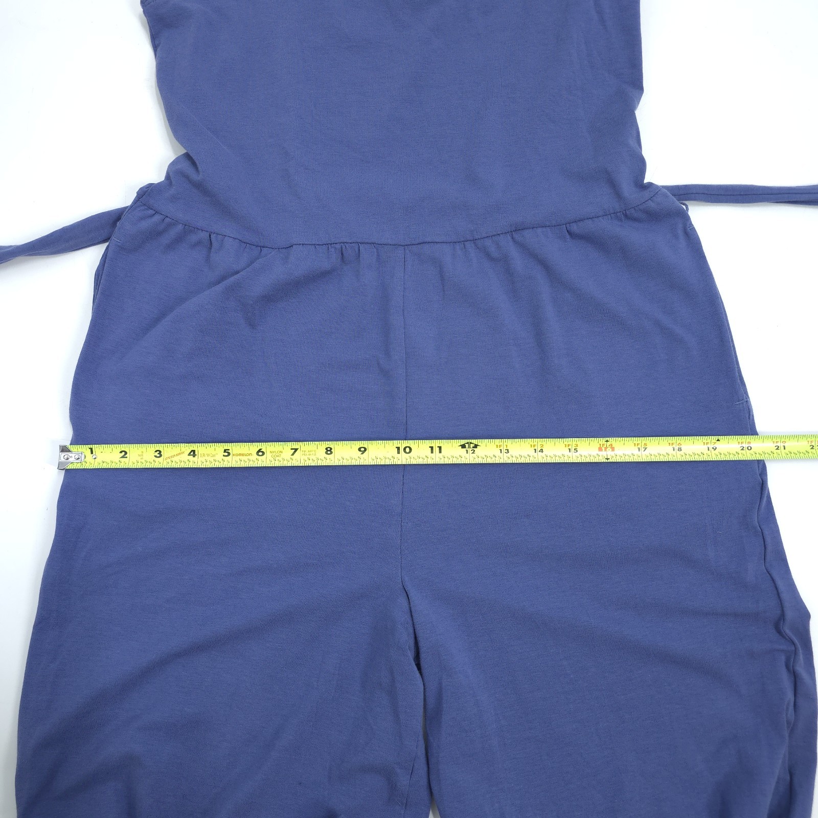 Patagonia Jumpsuit S Kamala Blue Tie Waist Pockets Wide Leg Flowy Stretch thumbnail 13
