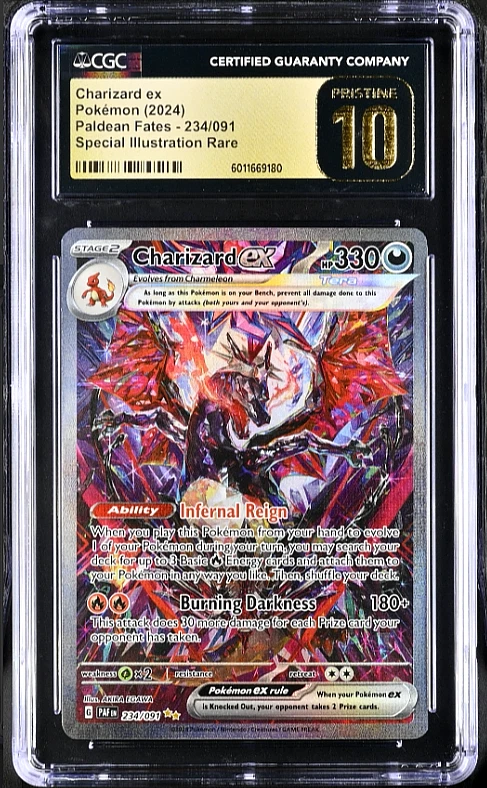PSA10 GEM MINT リザードンex 234/091 英語版 Pokemon 2024 Shiny
