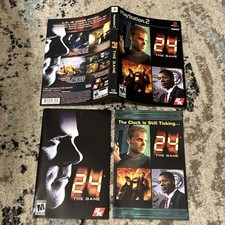 🔥 24 The Game (PS2) Mint Box Art, Insert, Manual Only! OEM. Authentic