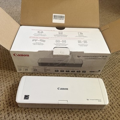 Canon imageFORMULA R10 Portable Document Scanner No Cables