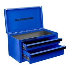 US GENERAL Mini Tool Box Harbor Freight Blue! USA Stock Harbour Freight