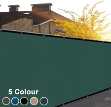 3' 4' 5' 6' 8' x50' Privacy Fence Wind Screen Garden Patio Wall Mesh Shade Cover