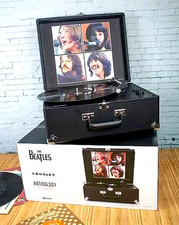 NEW FACTORY SEALED BEATLES 'LET IT BE ANTHOLOGY' CROSLEY RECORD PLAYER TURNTABLE