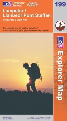Lampeter, Tregaron and Llan-non (Explorer Maps): S by Ordnance Survey 0319236374