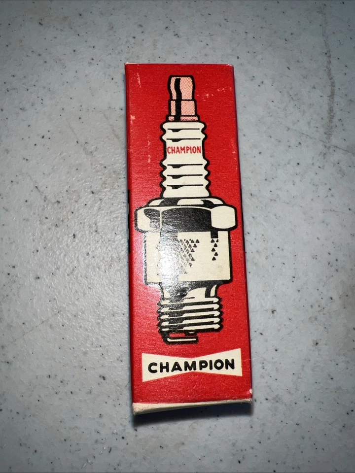 Lote De 8 Bujías Hexagonales Vintage Champion NOS Hechas En EE. UU. R-1 Foto 3 de 4
