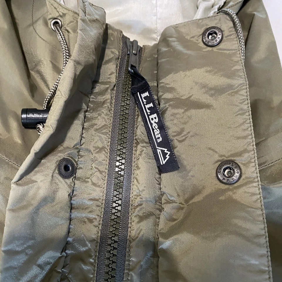 Vintage LL Bean Stowaway Men's Rain Jacket Large Tall Hooded Gore-Tex VTG - Image 3 of 4