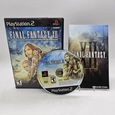 Final Fantasy XII 12 PS2 PlayStation 2 Complete CIB + Registration Tested 
