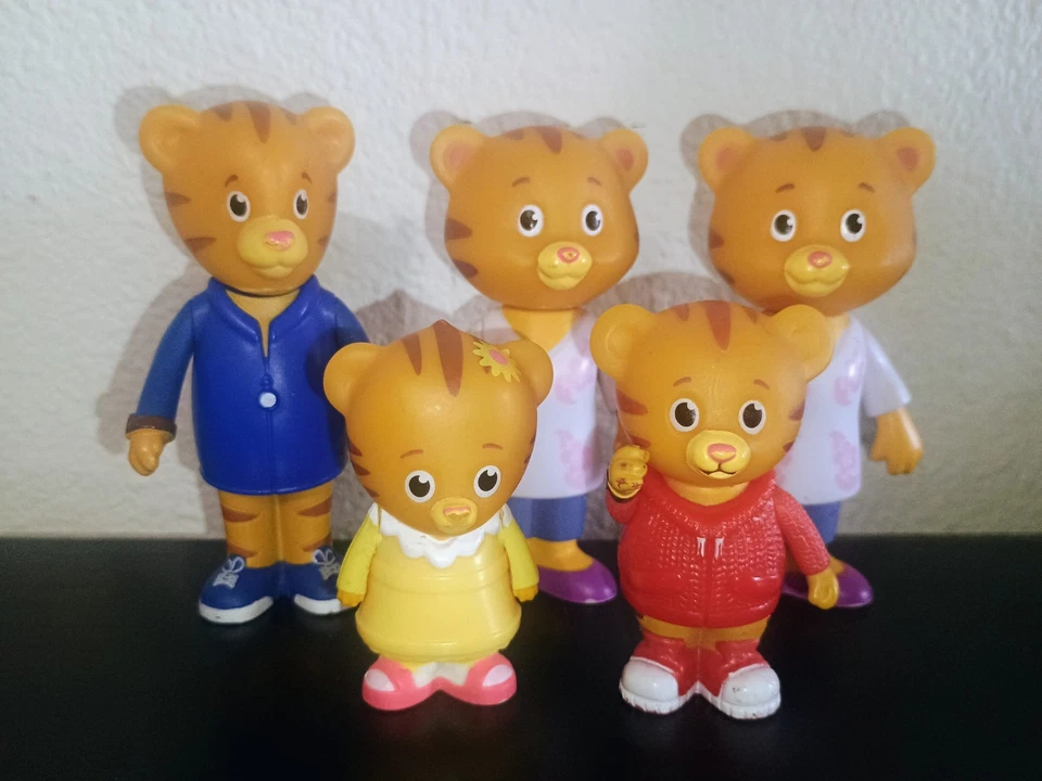 Lote de 5 figuras de barrio Daniel Tiger juguetes familia Foto 2 de 4