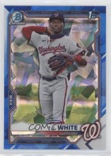 2021 Bowman Chrome Draft Sapphire Edition TJ White #BDC-157 04rv