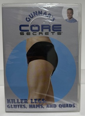 GUNNAR PETERSON'S CORE SECRETS A LEG UP ON THE COMPETITION DVD NEW SEALED