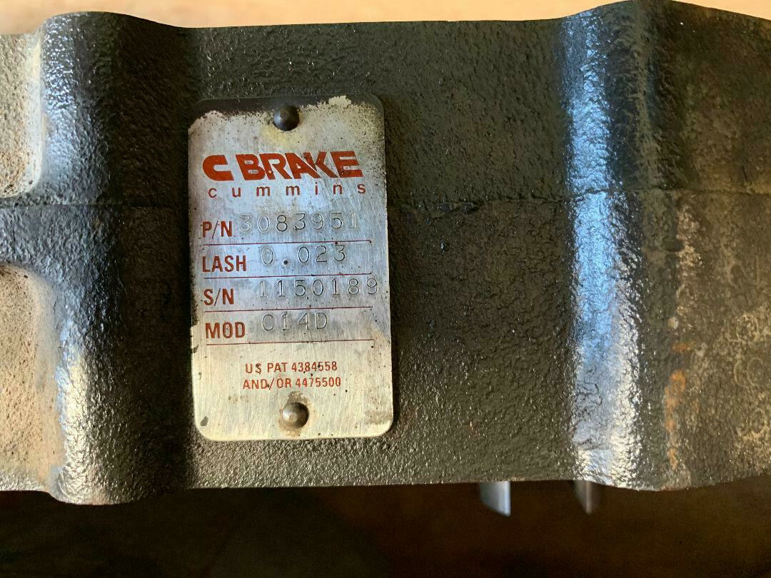 Cummins CBRAKE Jake Brake Model C14D 3083951 eBay