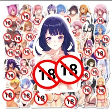 Sexy Anime Girl Hentai Stickers 20 Random Pieces