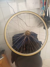 ruota x bici eroica mozzo campagnolo record tubolare nuovo michelin liberty...