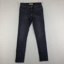 Levi's 311 Jeans Womens 28x30 Gray Shaping Skinny Dark Wash Denim