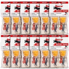 Tomcat Mouse Traps (Wooden) Bundle, 48 Traps