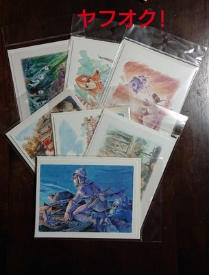rare out of print studio ghibli greeting card postcard