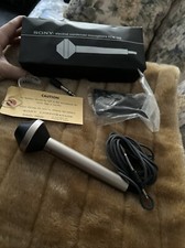 Sony Electret Condenser Microphone ECM-19B W/ Case  Manual