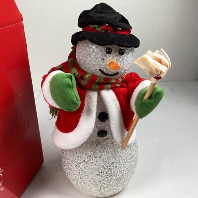 Avon Rising Snowman Avon Chilly Sam Snowman Animated Lighted Figure Holiday Decor 2005 ...