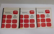 Vtg DOS Manuals Vol 1-3 - Learn PC Video Systems W/ 5 1/4 Floppies 1987 Rare