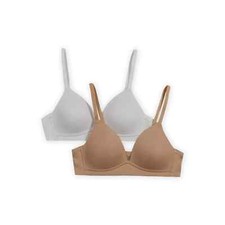 WONDER NATION GIRLS 2 PACK T-SHIRT BRA PULLOVER Training Bra SIZE 28A NWT