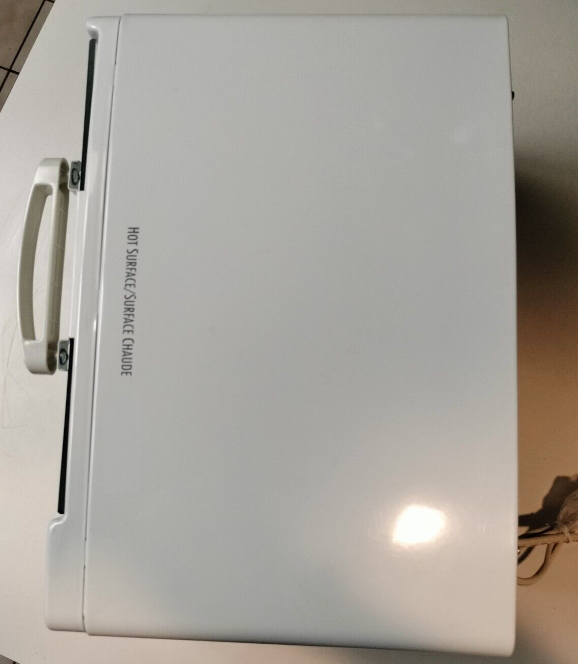 New/Old Stock2011 ProctorSilex White Large 4Slice Toaster Oven