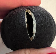 Black Precut Pre-Cut Bulk Tennis Ball Chair Glides- 400 Heavy Duty 