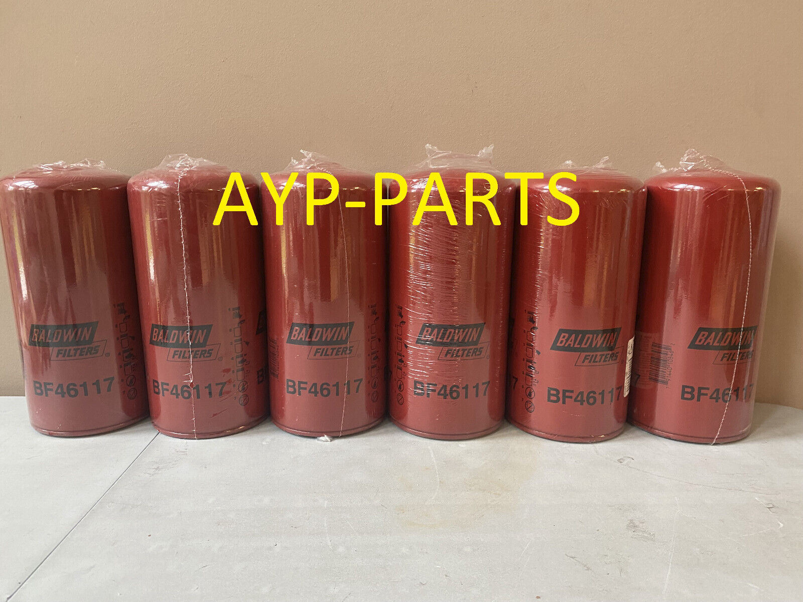 BF46117 (6 PACK) BALDWIN FUEL FILTER FF42128NN a496