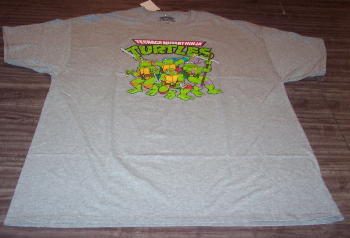 VINTAGE STYLE TEENAGE MUTANT NINJA TURTLES T-Shirt MENS 2XL