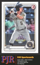 2020 Bowman Draft #BD-68 Tristen Lutz   Milwaukee Brewers