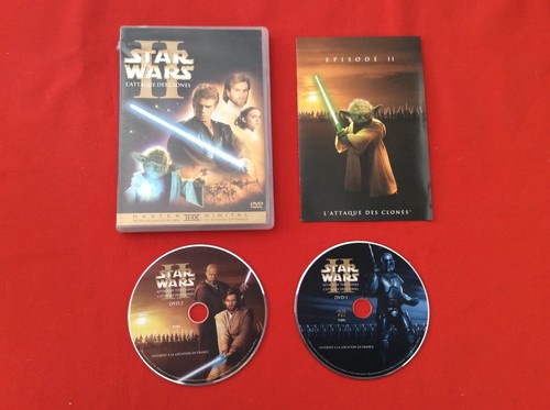 Star Wars II 2 L'Attacco Dei Cloni Film Doppio 2 DVD Video PAL VF VO | eBay